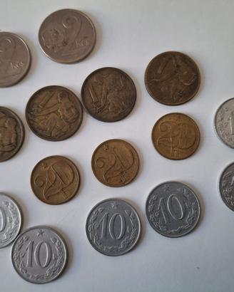Cecoslovacchia 2 Koruny 1972 coin koruna lot