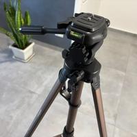 Cavalletto stativo 146 cm con testa 3D e borsa