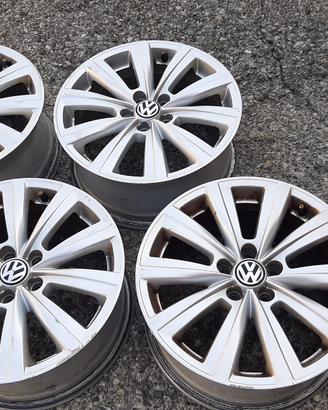 Set cer In Lega Mistral VW Polo 6R 7Jx16 ET46 5 Fo