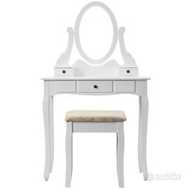 Tavolo trucco con specchio langria