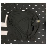 Felpa Stone Island nera senza cappuccio - taglia M