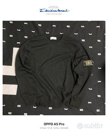 Felpa Stone Island nera senza cappuccio - taglia M