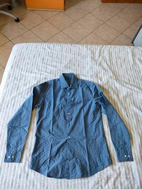 camicia blu