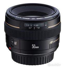 CANON EOS OBIETTIVO 50 mm f 1.4 Ultrasonic