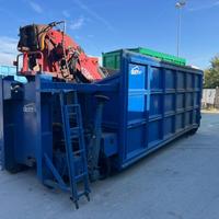 CONTAINER SCARRABILE USATO A CIELO APERTO CON G