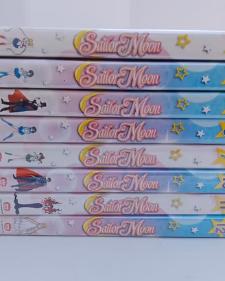 Lotto 8 DVD Sailor Moon  Dynit Sticker 3D NUOVI