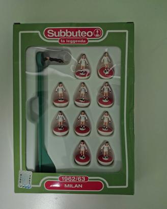due squadre subbuteo milan 1962/63 e inter 1964/65