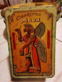 scatola Latta Vintage collezione. Tabacco Meva. 