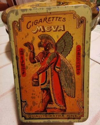 scatola Latta Vintage collezione. Tabacco Meva. 