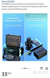 Scheda audio live professionale (mixer)