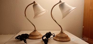 Lampade da tavolo, comodino in vetro stile murano