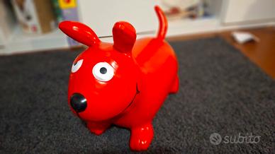 GIOCO CANE CAVALCABILE GONFIABILE