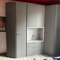 Armadio angolare componibile