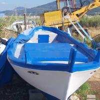 Gozzo in legno-vetroresina con motore Mercury 8cv