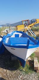 Gozzo in legno-vetroresina con motore Mercury 8cv