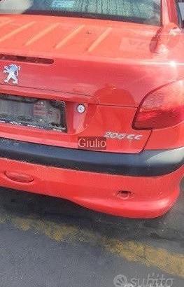 Peugeot 206 cabrio cc ricambi