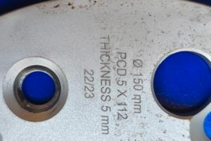 distanziali sparco 5x112 spessore 5mm