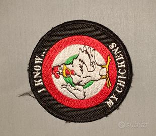 PATCH AERONAUTICA MILITARE "I KNOW MY CHIKENS"