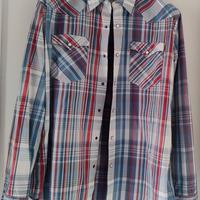 Camicia cotone a quadri uomo Levi's XL Nuova 