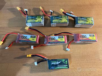 Batterie droni LiPo varie marche