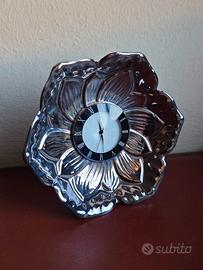 Orologio da tavolo in argento Giuseppe Silva