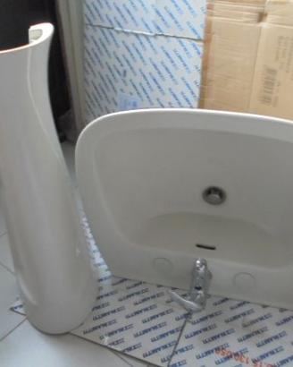 Lavandino completo di colonna permuto