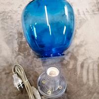 Lampada da tavolo Omega T20 blu
