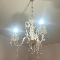 Lampadario classico in vetro di Murano