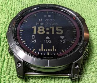 Garmin Fenix 7X Sapphire Solar + 3 cinturini extra