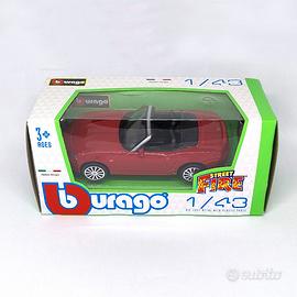 Bburago Fiat 124 Spider Modellino Auto Scala 1:43
