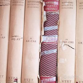 nuovo digesto italiano n° XX volumi edizione UTET