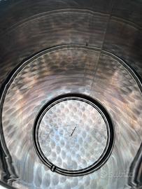Fusto in acciaio inox quattro effe da 100 litri