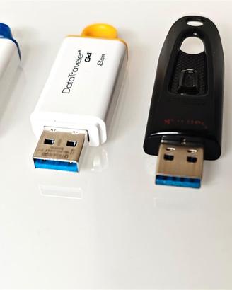 Chiavi USB 16 e 8 Gb - 3.0 e 2.0