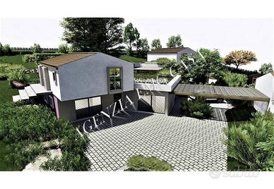 Villa di nuova costruzione con vista mare