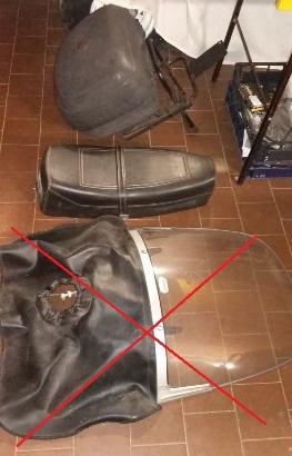 Ricambi vari vespa 50 pk, px 125 e derivati e et4