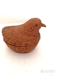 Contenitore in vimini