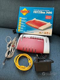 Modem Router Fritz Box 7490