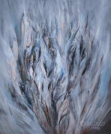 il quadro i fiori 60x80, olio su tela 