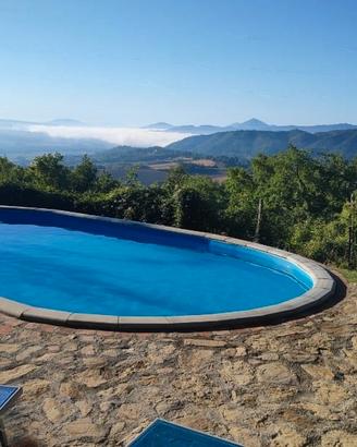 Agosto e settembre, rustico panoramico alta Umbria