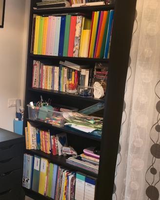 Libreria nera 80x28x202 come nuova.
