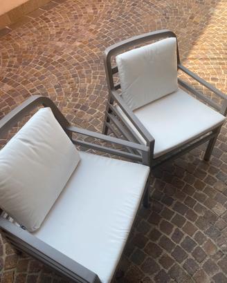 Poltroncine per giardino (due)