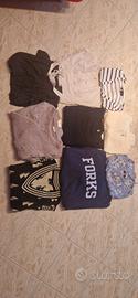 Bundle 9 maglioni, camicie, magliette