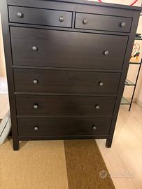 Cassettiera Ikea nera