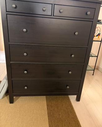 Cassettiera Ikea nera
