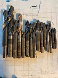15 punte corte in HSS da 4,5 a 12 mm