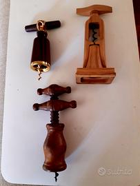 n 3 cavatappi in legno