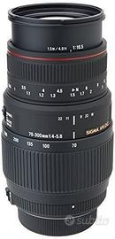 Sigma 70 300 apo macro per nikon 