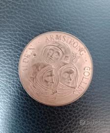 medaglia commemorativa sbarco sulla luna 1969