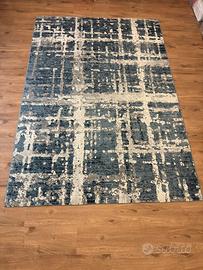 Tappeto grigio blu 230x160 cm