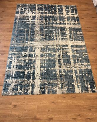 Tappeto grigio blu 230x160 cm